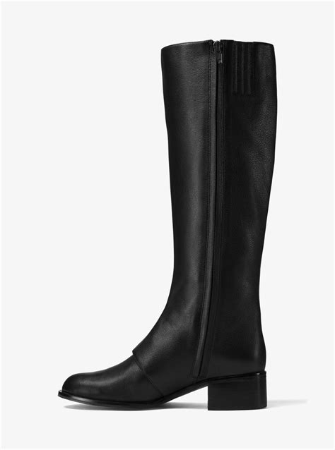 michael michael kors maisie leather boot|MICHAEL Michael Kors Maisie Ankle Booties .